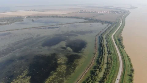 Delta sea valley 스톡 동영상 118717343