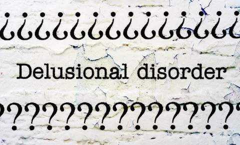 Delusional disorder Stock-Illustration