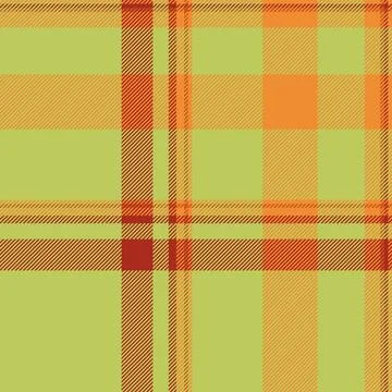 Deluxe seamless check plaid, performance tartan fabric background. Harvest .. Stock Illustration