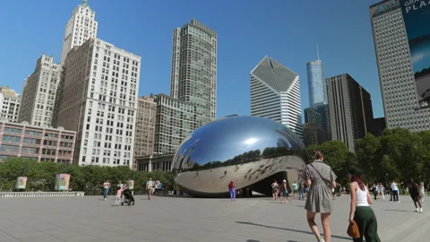 Delving into the vibrant aspects of Chicago A deep dive into the famous Cloud Stock Footage 313574769