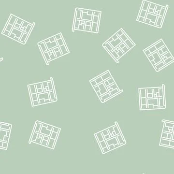 Demacration land line seamless pattern Stock Illustration