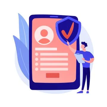 On demand insurance vector concept metaphor Stock Illustration