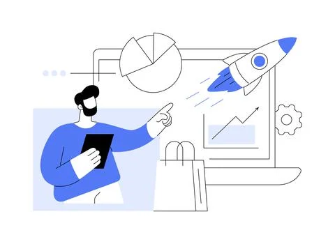 Demand planning abstract concept vector illustration. Stock Illustration