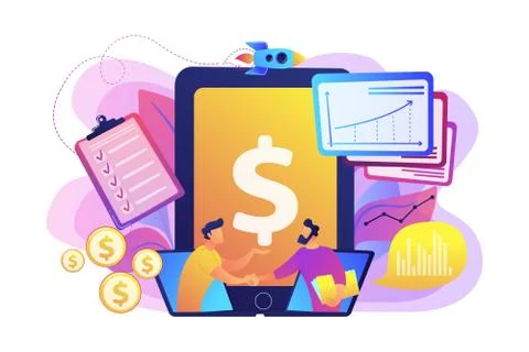 Demand planning concept vector illustration. Stock Illustration
