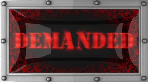 Demanded on led Stock Footage 8693995