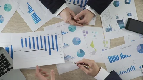 Demanding director unhappy with company results, annoyed by managers bad work Stock Footage
