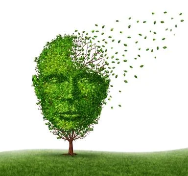 Dementia disease Stock Illustration