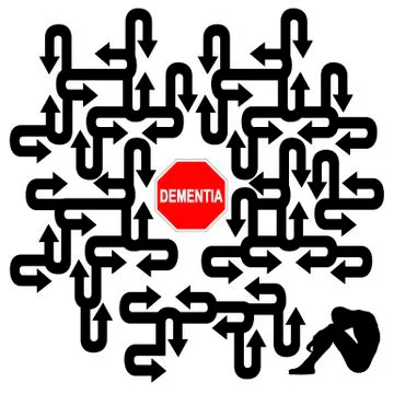 Dementia Illustrazione stock