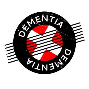 Dementia rubber stamp Stock Illustration
