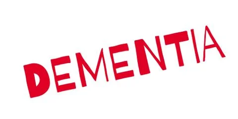 Dementia rubber stamp Stock Illustration