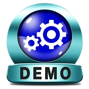 Demo icon Stock Illustration