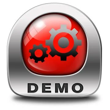 Demo icon Stock Illustration