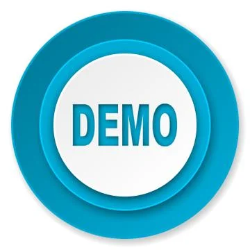 Demo icon. Stock Illustration