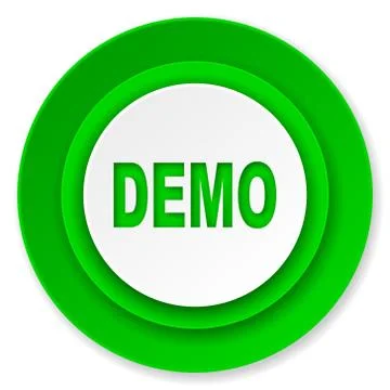 Demo icon. Stock Illustration