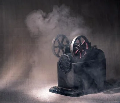 Demo old steam engine at work . Stock Photos