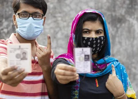 Democracy - casting vote Stock Photos