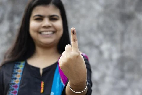 Democracy - casting vote Stock Photos