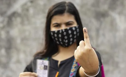 Democracy - casting vote Stock Photos