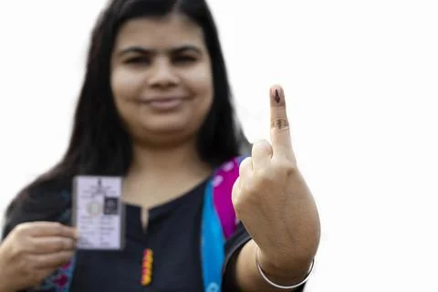 Democracy - casting vote Stock Photos