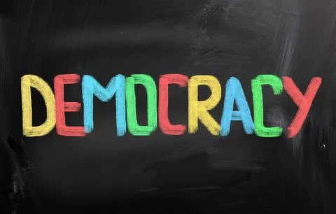 Democracy concept Stock-Illustration