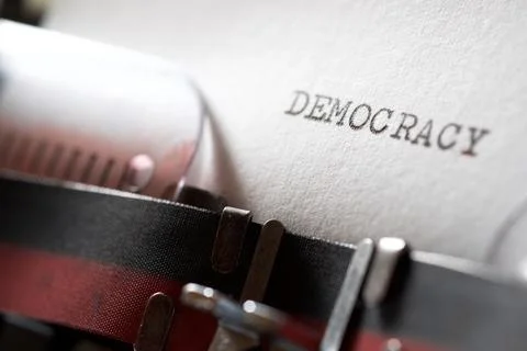 Democracy concept view Stock Photos