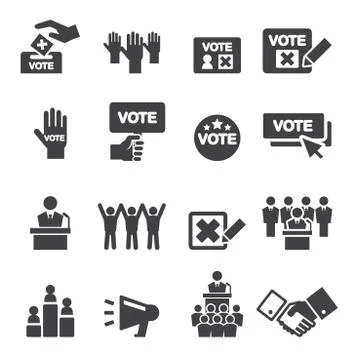 Democracy icon Stock Illustration