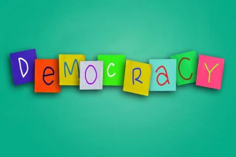 Democracy Stock Illustration