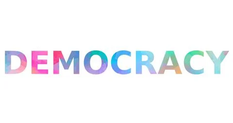 DEMOCRACY Stock Illustration