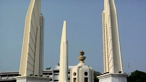 The Democracy Monument Video stock 327892468