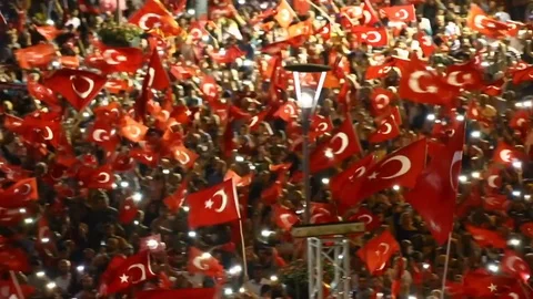 Democracy seizures in Konya Stockbeeldmateriaal 80384469