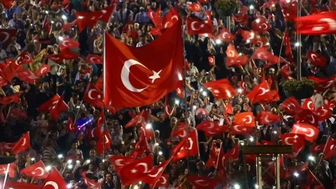 Democracy seizures in Konya Vídeo Stock 80424177