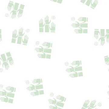 Democracy world glyph seamless pattern Stock Illustration