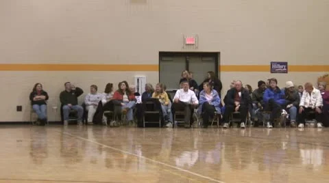 Democratic Iowa Caucus 2008 Stock Footage 9444931