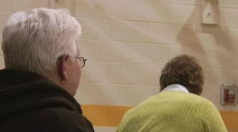 Democratic Iowa Caucus 2008 Stock Footage 9444974