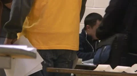 Democratic Iowa Caucus 2008 Video stock 10596321