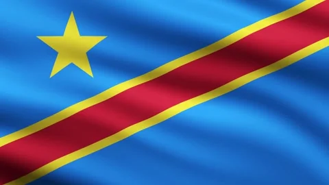 Democratic Republic of the Congo Flag Waving Animation Background Flag Of Congo Stock Footage 272190517