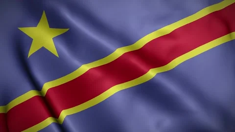 Democratic Republic of the Congo waving flag, 4k Congolese Flag Waving Animation Vidéo 263804522