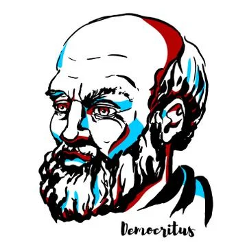 Democritus Stock Illustration