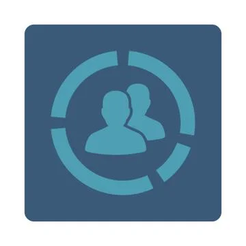 Demography Diagram Icon Stock Illustration