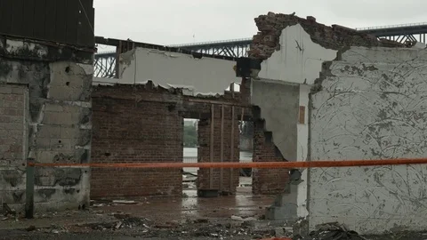 Demolished Building Stock Footage 77441238