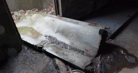 Demolished door Stock Footage 239110112