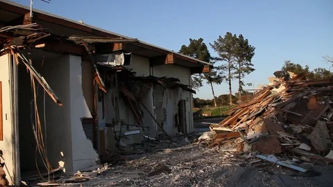 Demolished Stock Footage 94694975