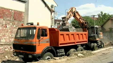 Demolition 25 fps 04 動画素材 11431545