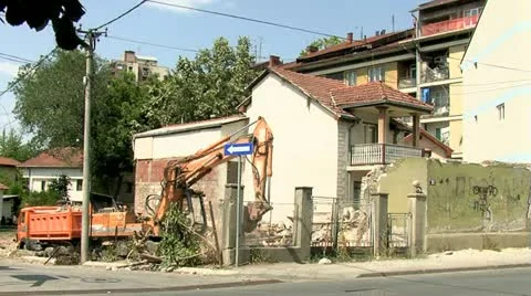 Demolition 25 fps 13 Stock Footage 11433594