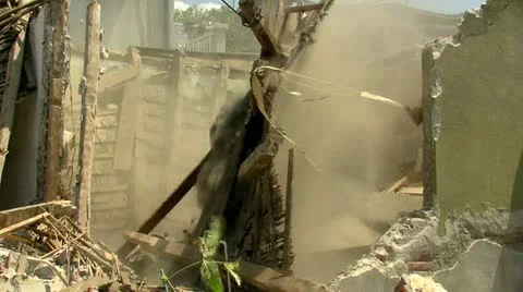 Demolition 30 fps 08 Video stock 11428640