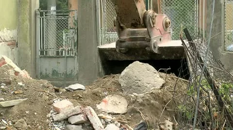 Demolition 30 fps 13 Stock Footage 11428498