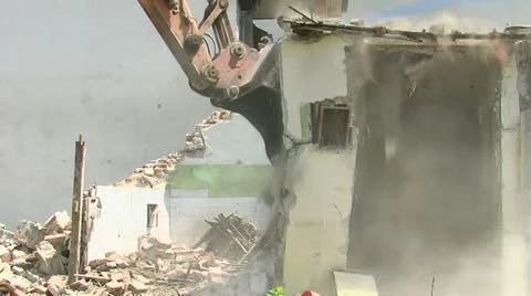 Demolition 30 fps 16 Stock Footage 11428485