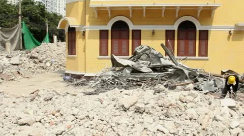Demolition 3283 Stock Footage 20502517
