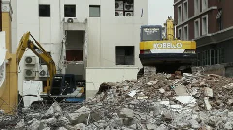 Demolition 3287 Stock Footage 20502762