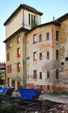 Demolition of building Stock Photos